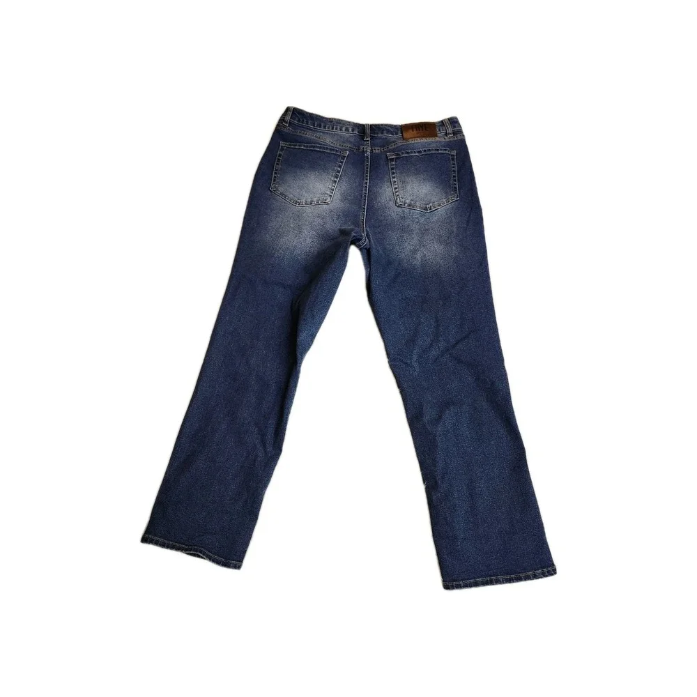 Frye Jeans Womens 12 Blue Denim Straight High‎ Rise Medium Wash Retro 12x31